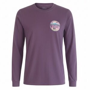 Blue 84 Scottsdale Arizona Graphic Long Sleeve T-Shirt Purple Graphic Size S